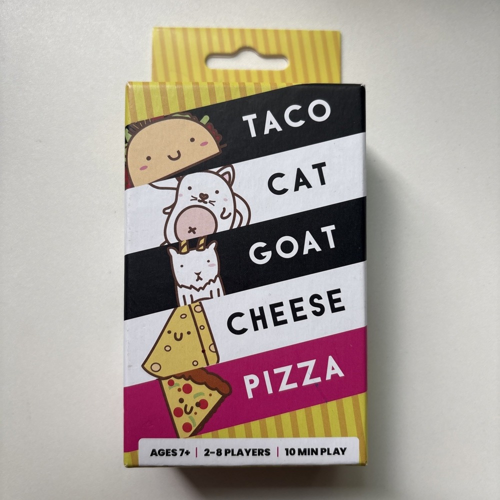 TACO CAT GOAT CHEESE PIZZA CARD GAME New in Box , New and sealed